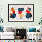 Watercolor Blotches Canvas Set Wall Art