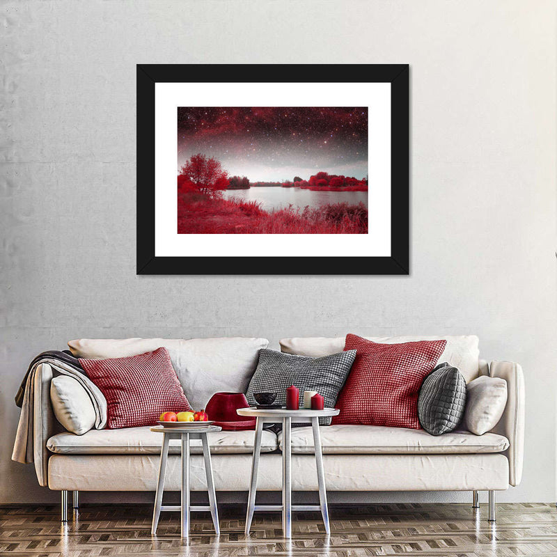 Red Mystical Spring Wall Art