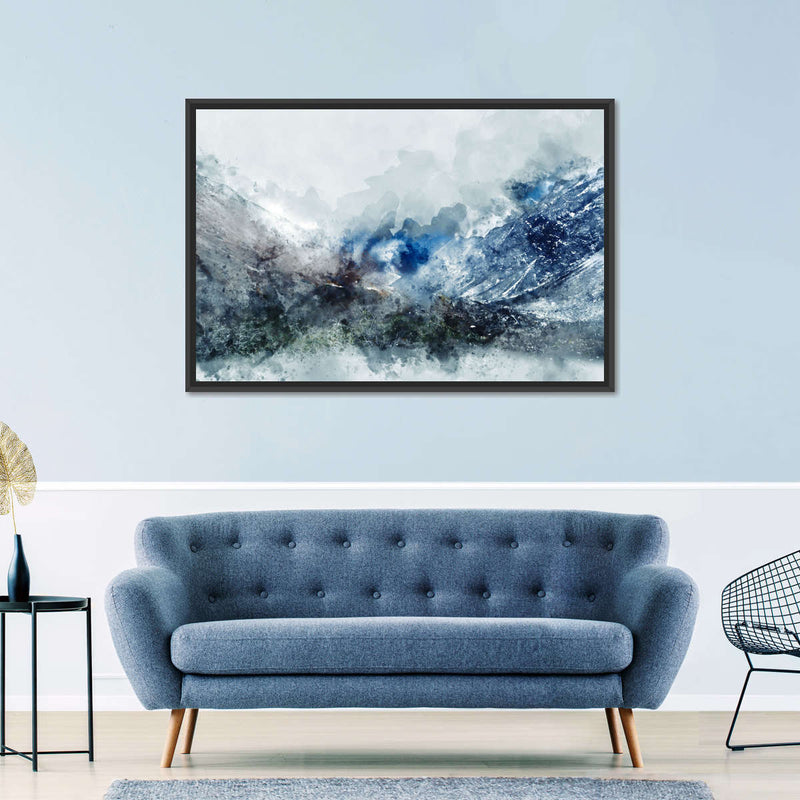 Ice Landscape Abstract Wall Art
