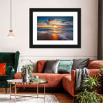 Summer Ocean Sunrise Wall Art