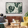Jungle Monstera Leaves Wall Art