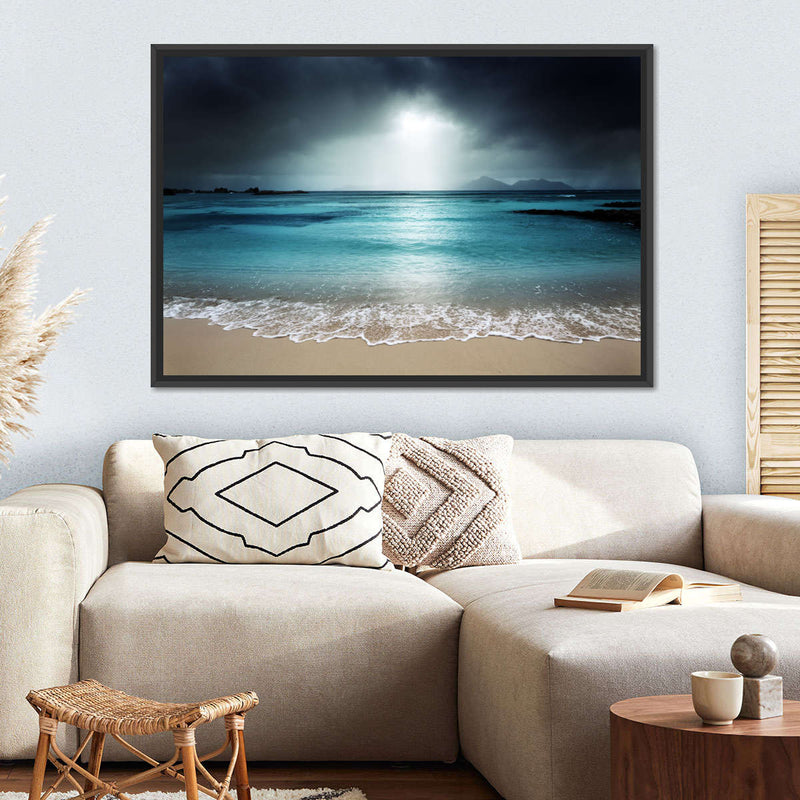 La Digue Island Evening Sky Wall Art