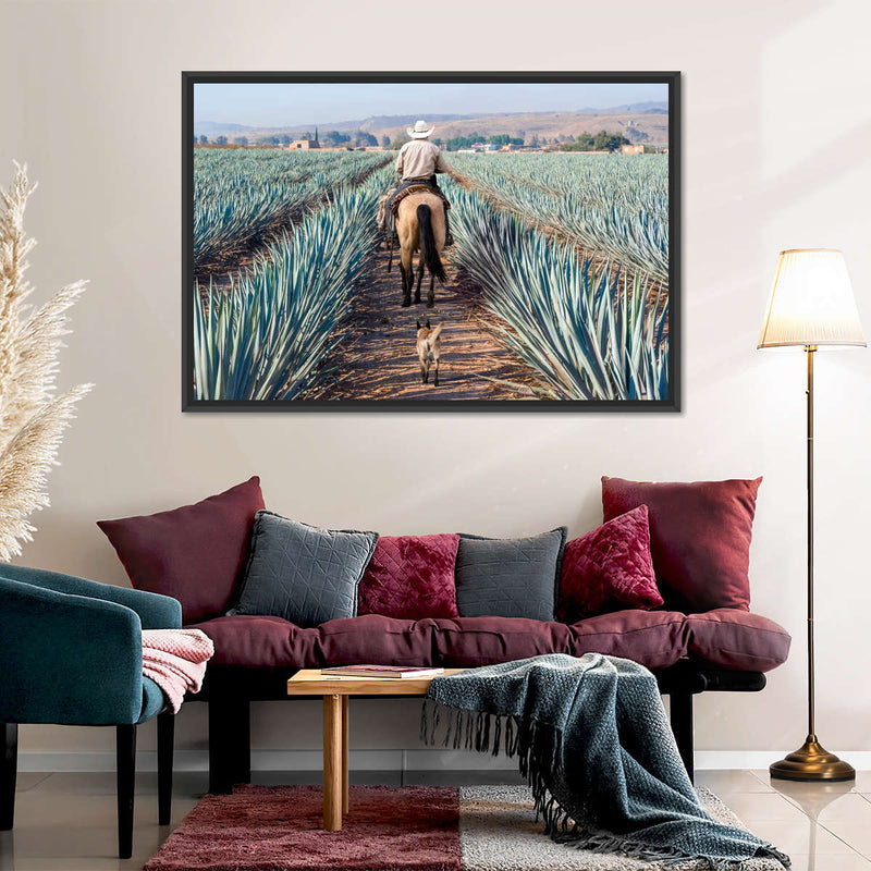 Inspecting Agave Plantation Wall Art