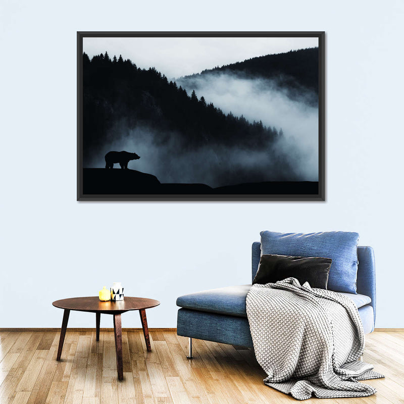 Misty Mountain Bear Wall Art