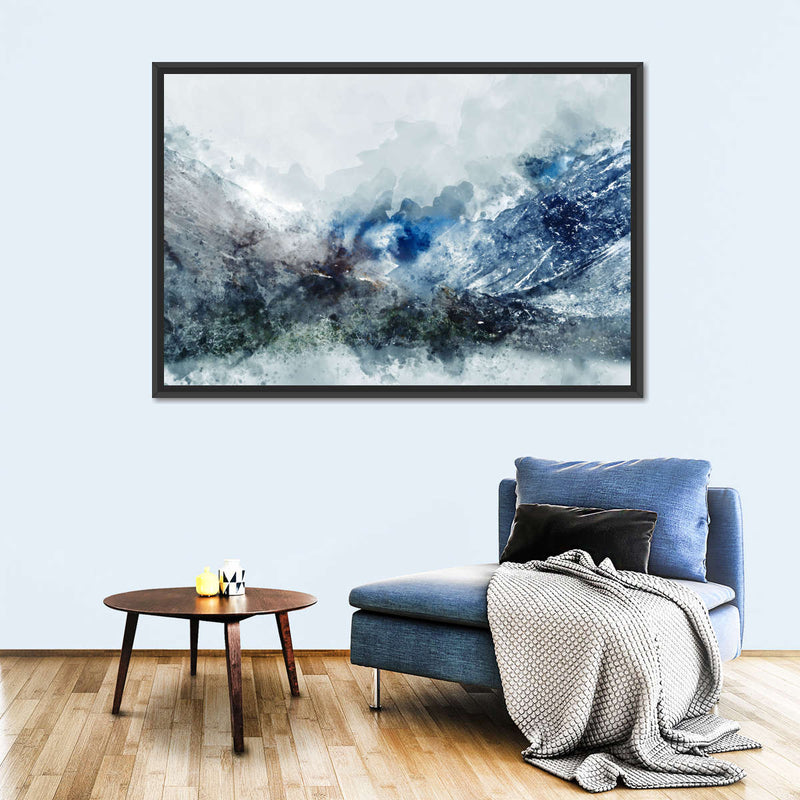 Ice Landscape Abstract Wall Art