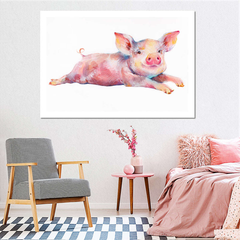 Precious Piglet Wall Art