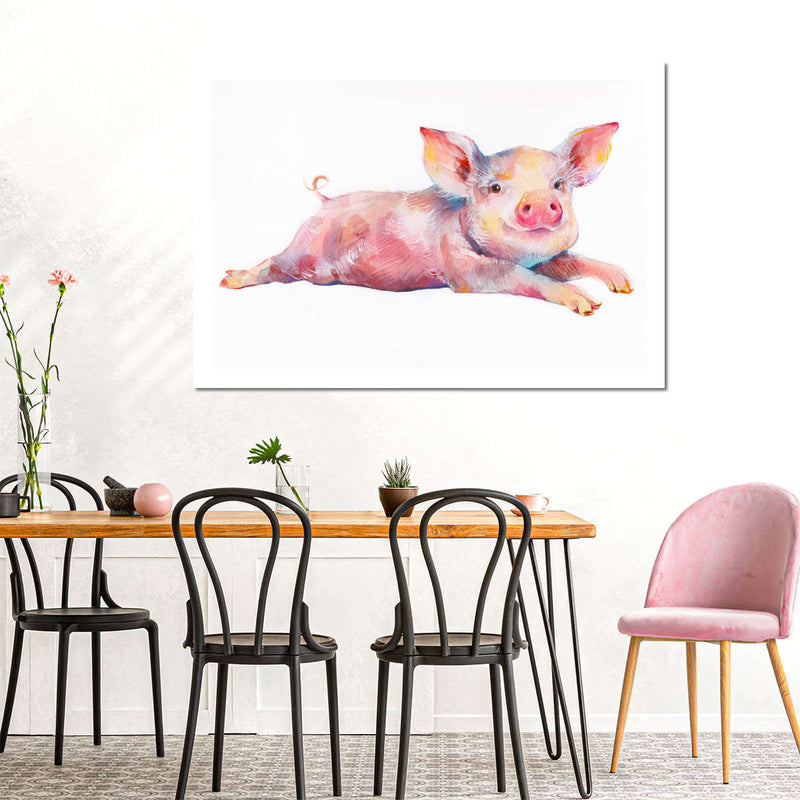 Precious Piglet Wall Art
