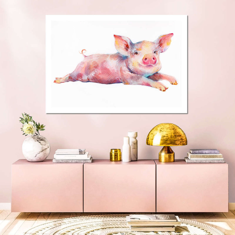 Precious Piglet Wall Art