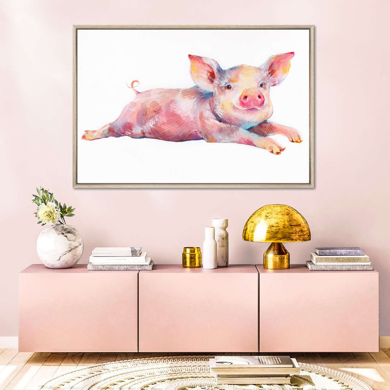 Precious Piglet Wall Art