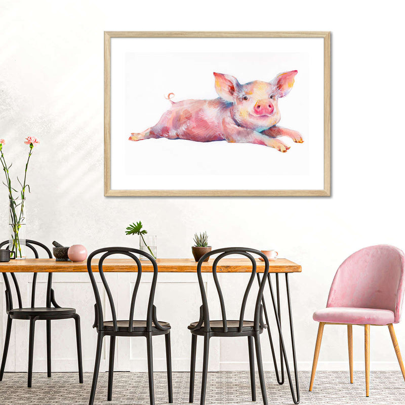 Precious Piglet Wall Art