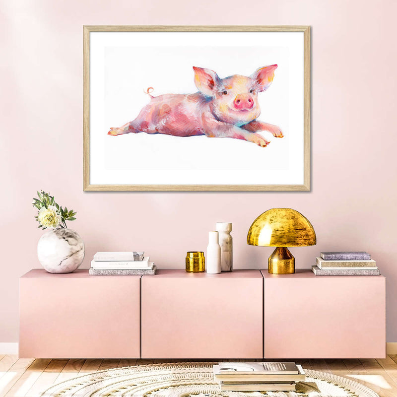 Precious Piglet Wall Art