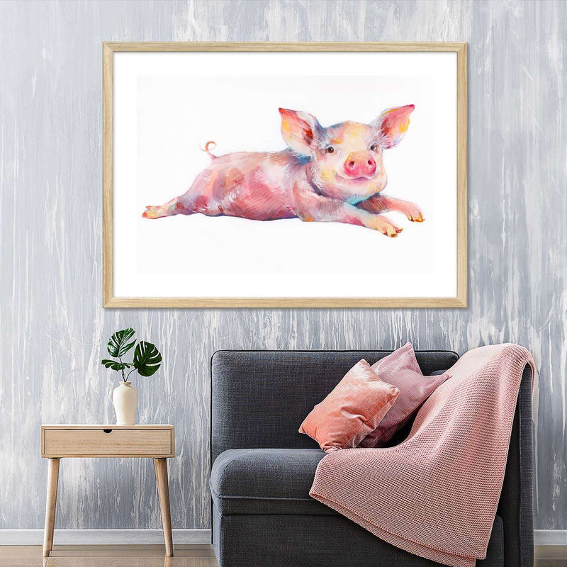 Precious Piglet Wall Art
