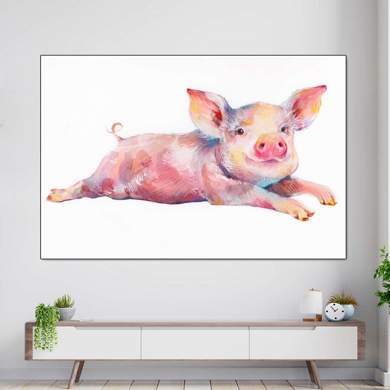 Precious Piglet Wall Art
