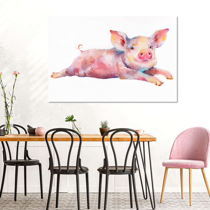 Precious Piglet Wall Art