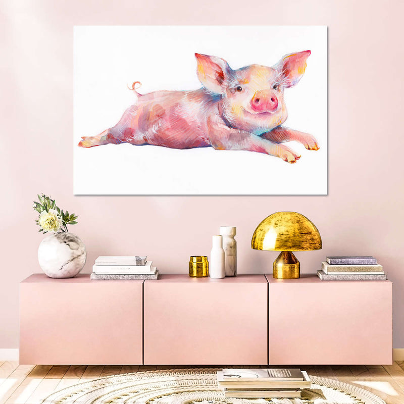 Precious Piglet Wall Art