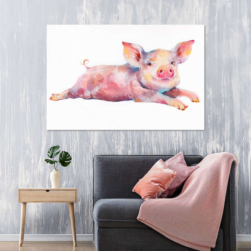 Precious Piglet Wall Art