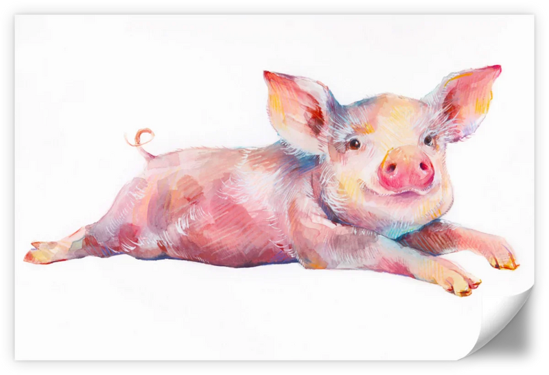 Precious Piglet Wall Art