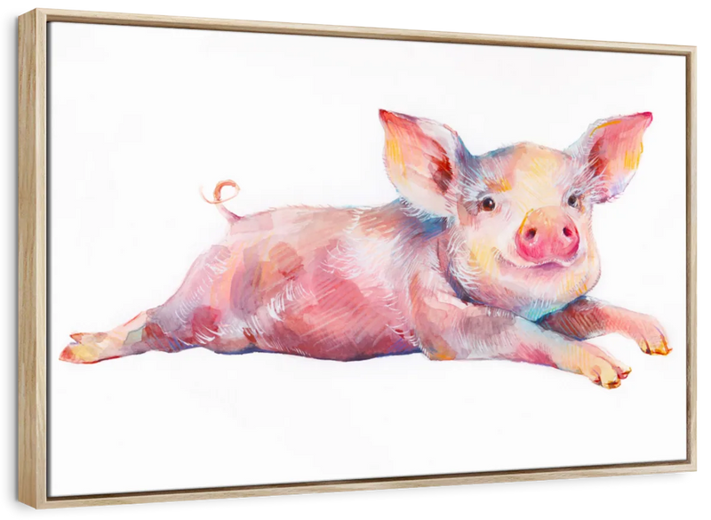 Precious Piglet Wall Art