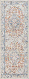 Emke Rust Washable Area Rug