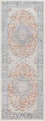 Emke Rust Washable Area Rug