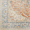 Emke Rust Washable Area Rug