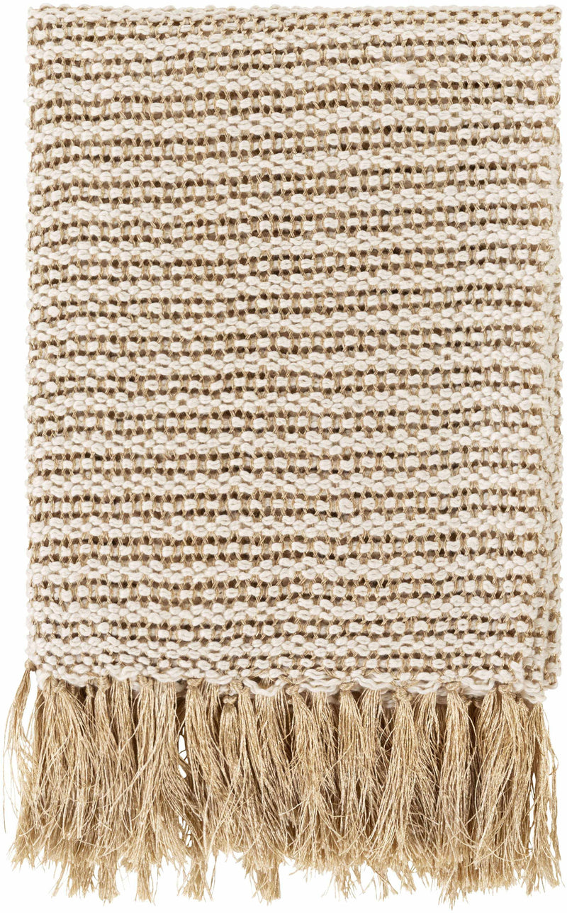 Pill Metallic Champagne Throw