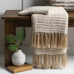 Pill Metallic Champagne Throw