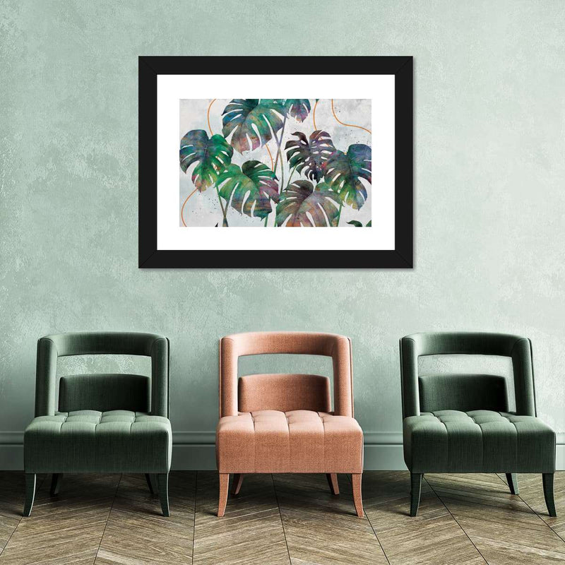 Monstera Leaves Wall Art