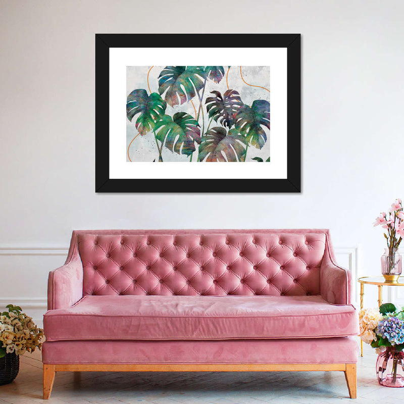 Monstera Leaves Wall Art