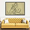 Woman Loving Dog Wall Art