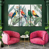 Tropical Safari Parrots Wall Art