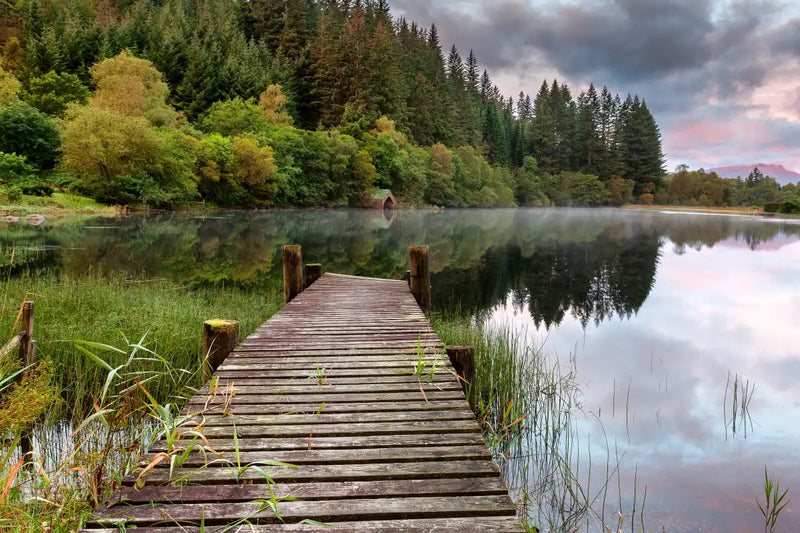 Loch Ard Boathouse Wall Art