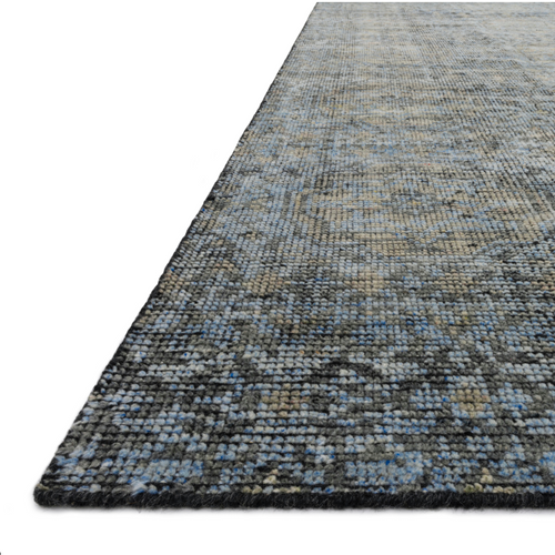 Amara Blue/Gold Hand-Knotted Rug