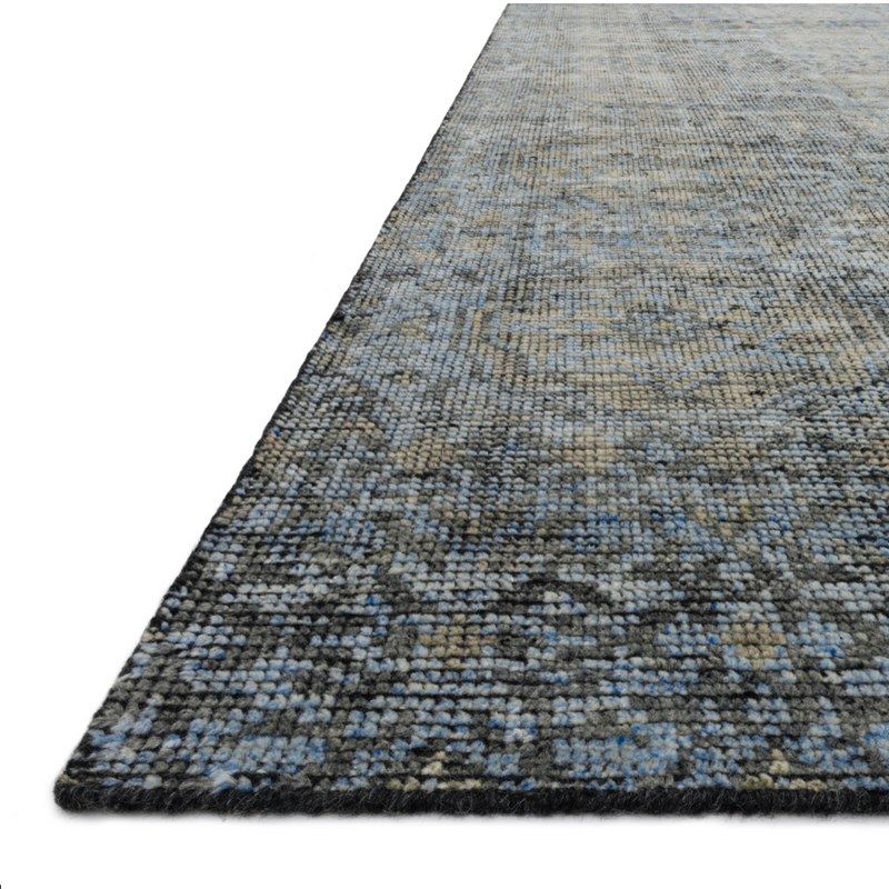 Amara Blue/Gold Hand-Knotted Rug