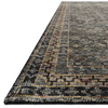 Amara Ink/Turquoise Hand-Knotted Rug