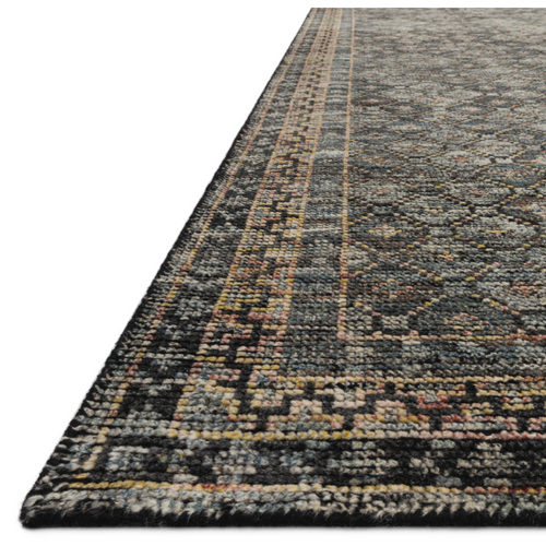Amara Ink/Turquoise Hand-Knotted Rug