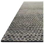 Amara Natural/Slate Hand-Knotted Rug