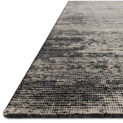 Amara Silver/Dark Grey Hand-Knotted Rug
