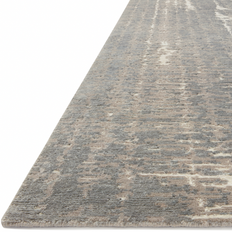 Atlas Ivory / Pewter Hand-Knotted Rug