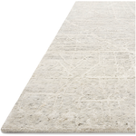 Atlas Bone / Silver Hand-Knotted Rug