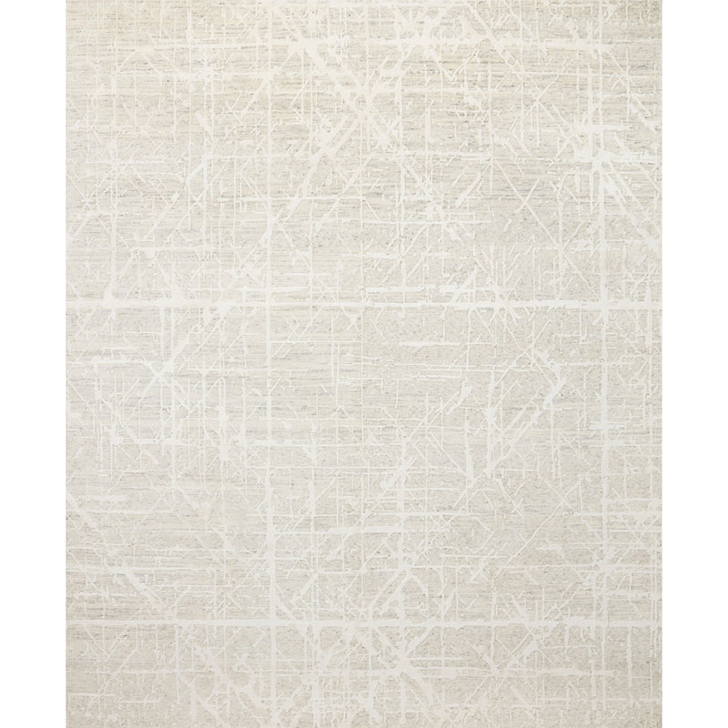 Atlas Bone / Silver Hand-Knotted Rug