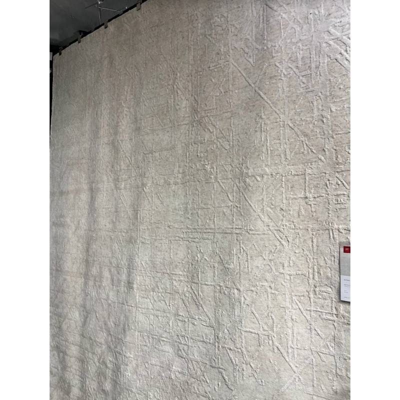 Atlas Bone / Silver Hand-Knotted Rug