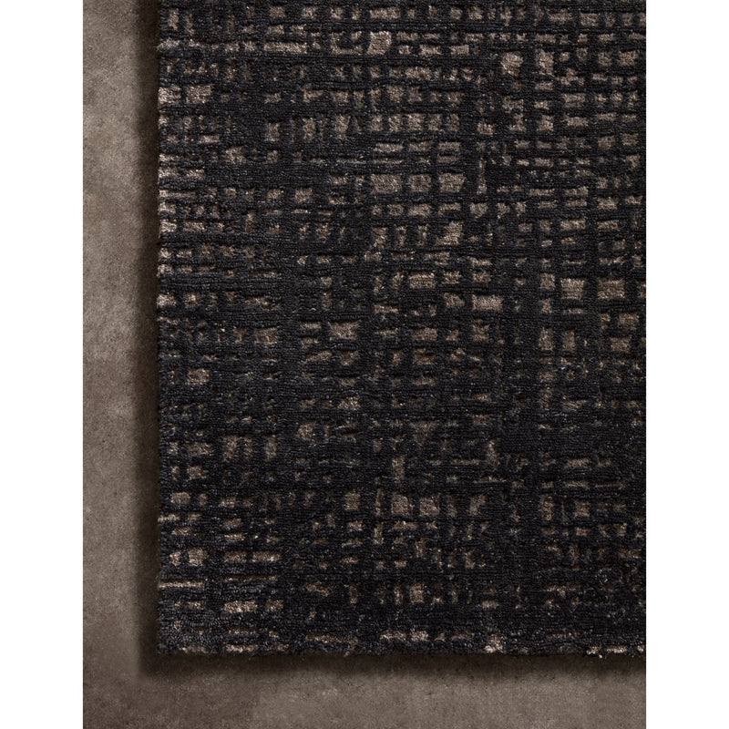 Atlas Black / Bark Hand-Knotted Rug