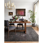 Atlas Black / Bark Hand-Knotted Rug