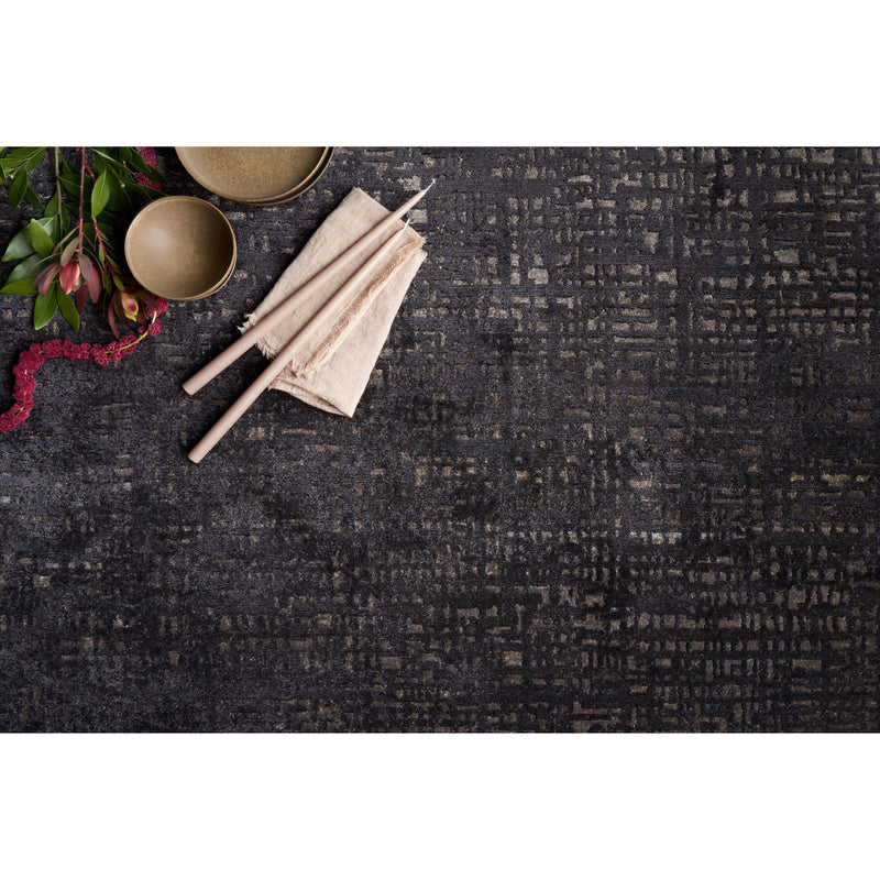 Atlas Black / Bark Hand-Knotted Rug
