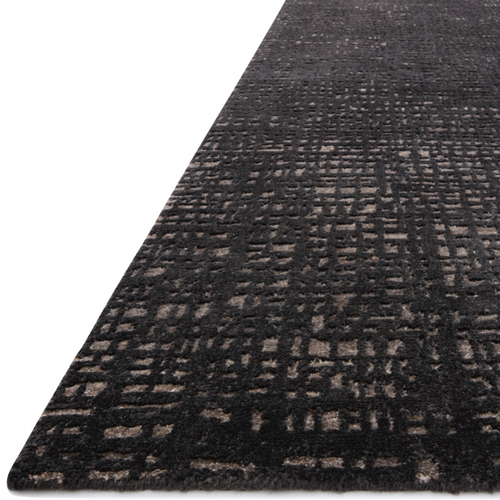 Atlas Black / Bark Hand-Knotted Rug