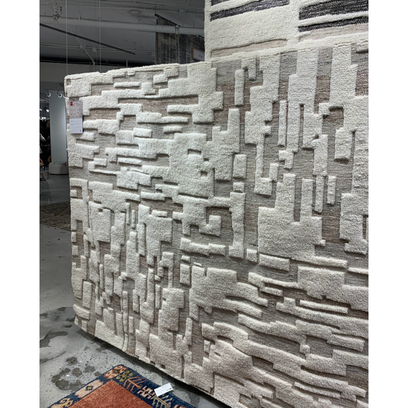 Bennett Ivory / Taupe Hand-Knotted Rug