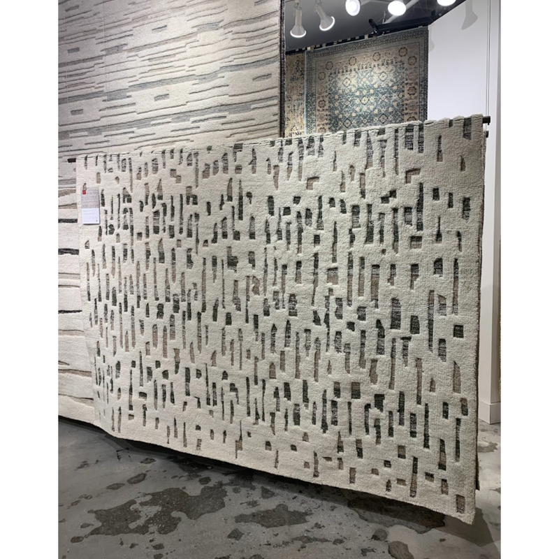 Bennett Ivory / Forest Hand-Knotted Rug