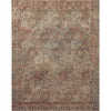 Billie Amber Lewis x Loloi Aqua / Rust Rug