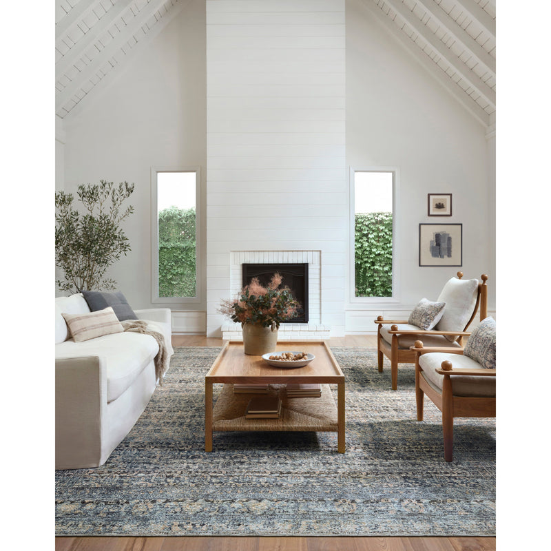 Billie Amber Lewis x Loloi Denim / Blush Rug